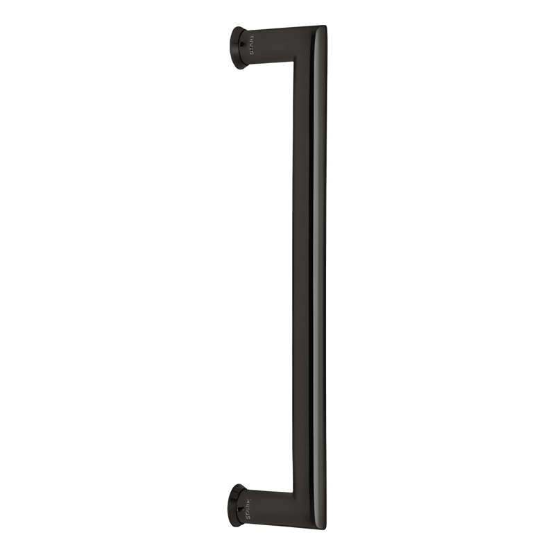 TIRADOR SIMPLE FIJACION INVISIBLE 30 CM, NEGRO MATE #13 - 1