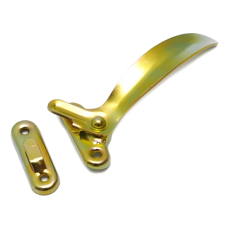 PICAPORTE COLA DE PATO IZQUIERDO ZINCADO 12 CM, BRONCEADO - 1