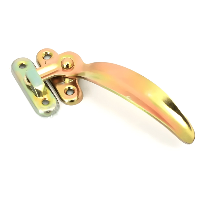 PICAPORTE COLA DE PATO IZQUIERDO ZINCADO 12 CM, BRONCEADO - 2