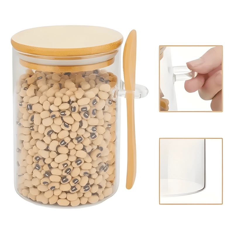 FRASCO VIDRIO BOROSILICATO HERME TICO 400 ML, TRANSPARENTE - 2