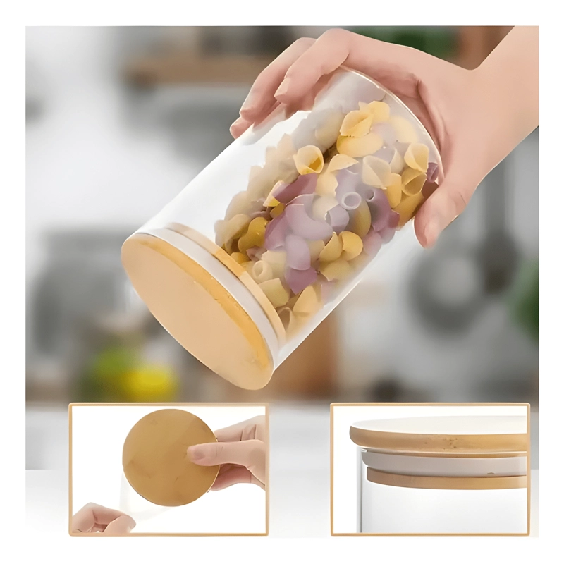 FRASCO VIDRIO BOROSILICATO HERME TICO 400 ML, TRANSPARENTE - 3