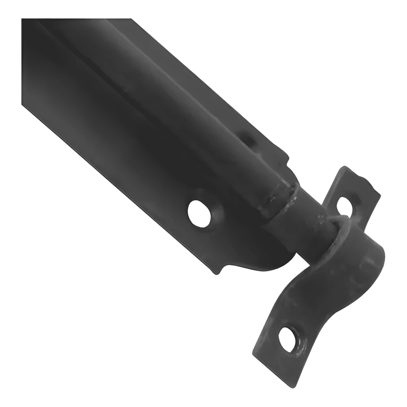 PICAPORTE FIERRO FORJADO 4X15 CM PARA PUERTAS, NEGRO - 1