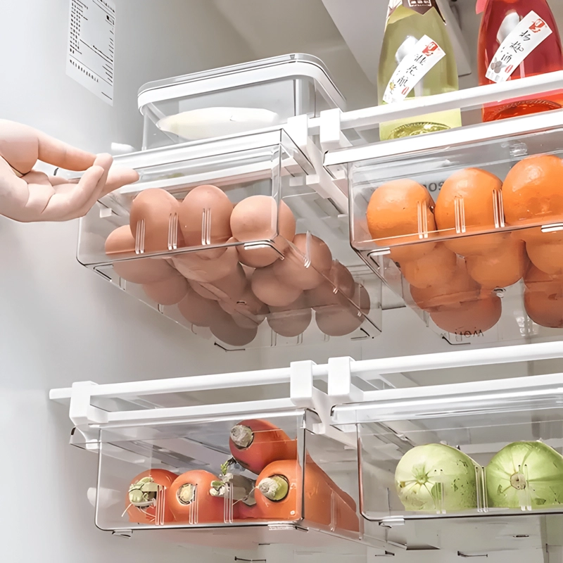 ORGANIZADOR ACRILICO PARA REFRIGERADOR, FRUTAS Y VERDURAS - 2