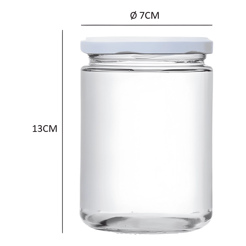 FRASCO CONSERVERO 500 ML CON TAPA INCLUIDA - 1