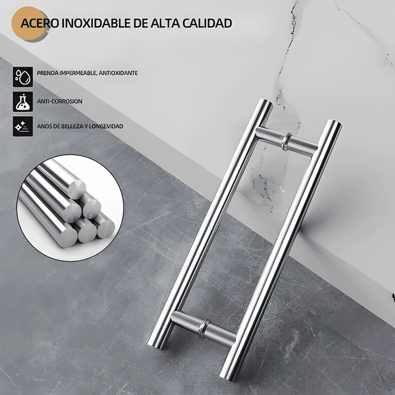 MANILLON ACERO INOXIDABLE 50 CM PARA TODA CLASE DE PUERTA #3 - 2