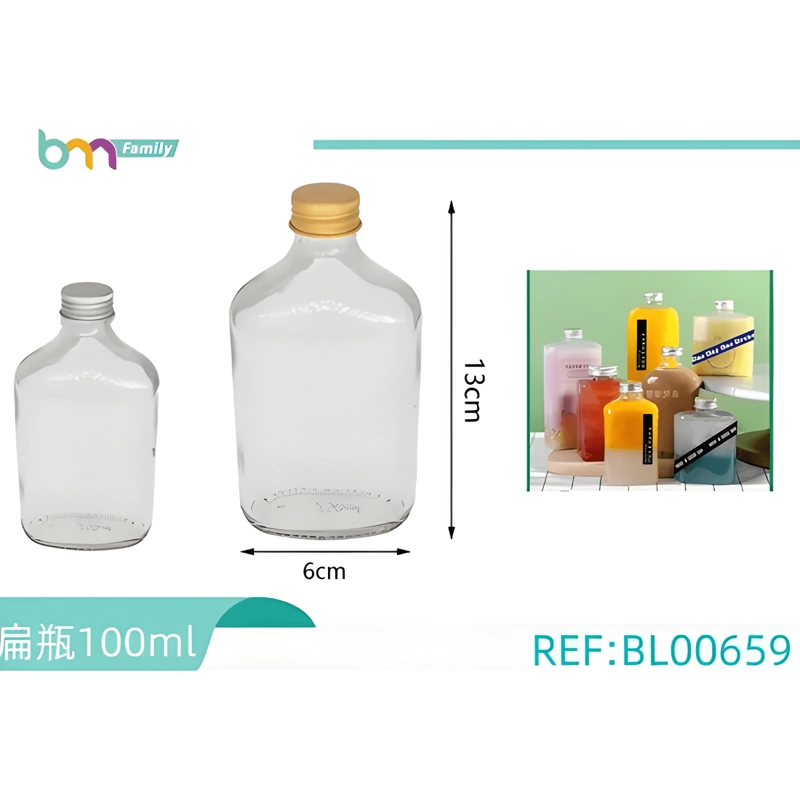 PACK 12 FRASCOS VIDRIO BOTELLA 100 ML, VARIOS COLORES - 4