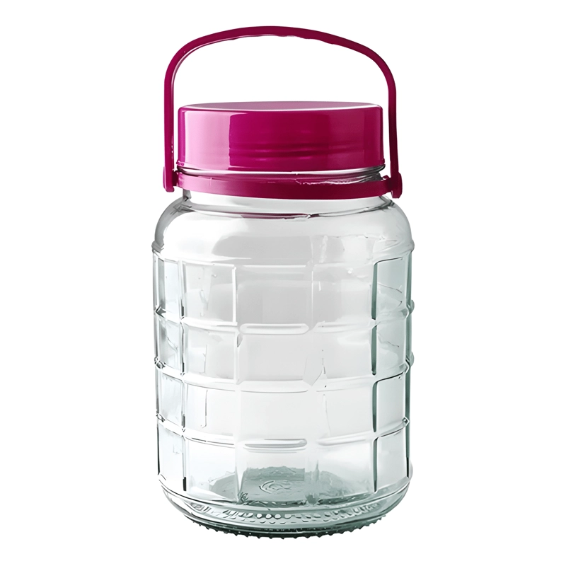 FRASCO TARRO DE VIDRIO HERME TICO 5 L CON TAPA - 2
