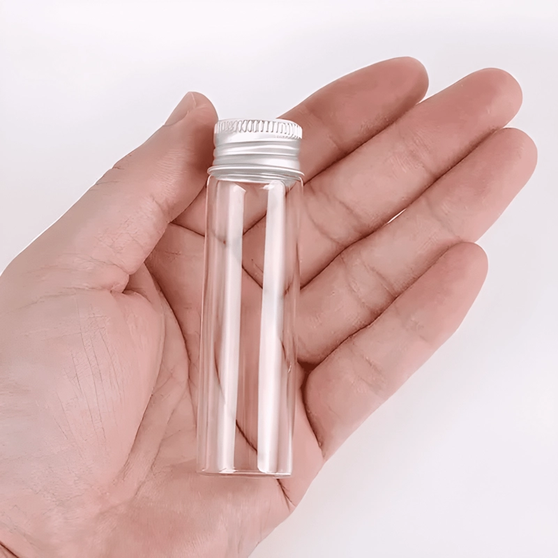 MINI FRASCO VIDRIO TAPA ROSCA 22X80 MM 20 ML 60U - 1
