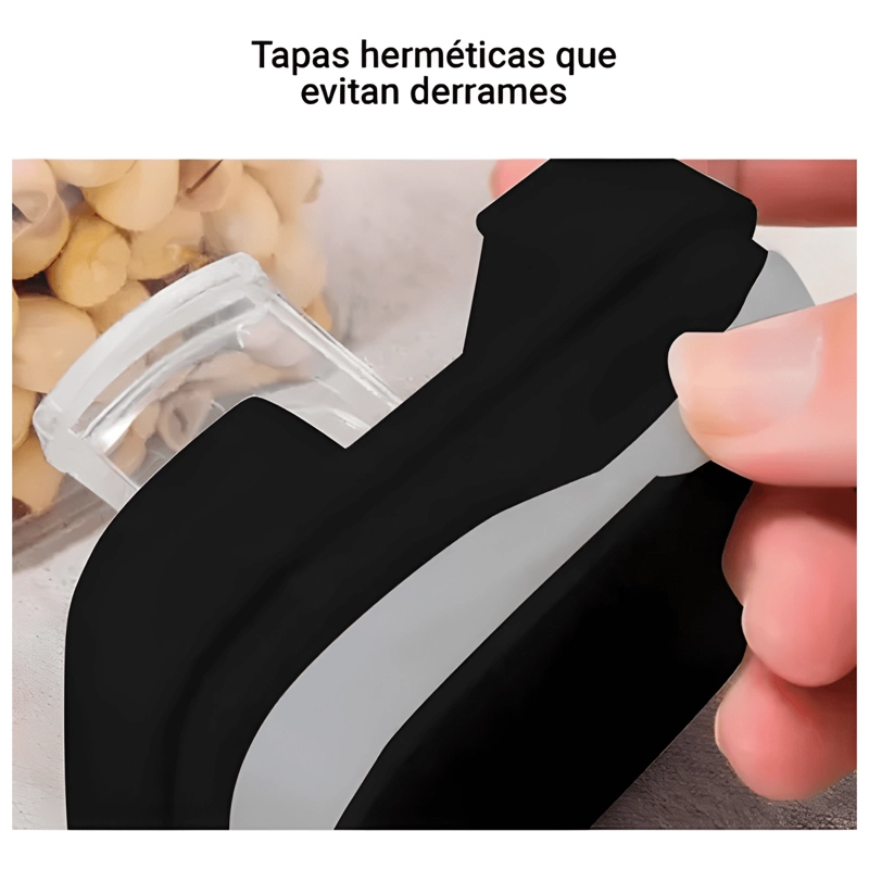 RECIPIENTE HERME TICO APILABLE 7U, NEGRO - 4