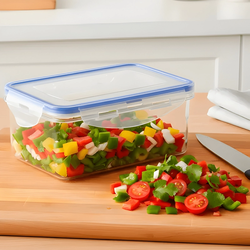 TAPER CONTENEDOR HERME TICO PLASTICO 1000 ML COMIDA 3U - 3