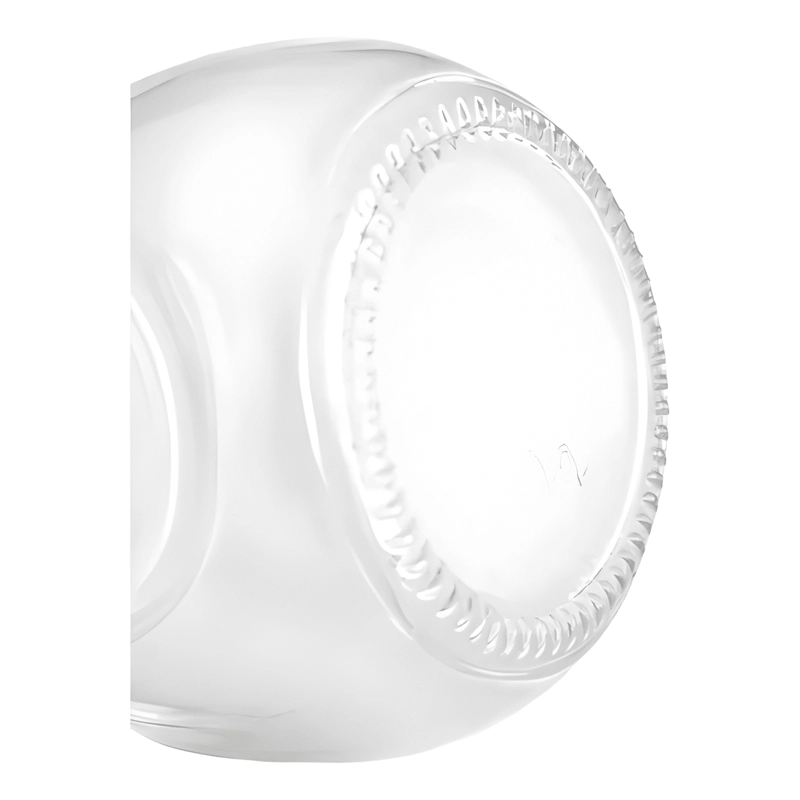 PACK 6 FRASCO VIDRIO 125 CC TAPA HERME TICA PLASTICA - 4
