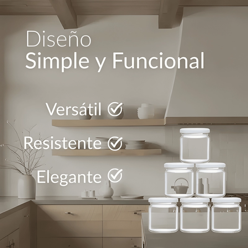 FRASCO CONSERVERO 460 CC TAPA METALICA 48U - 4