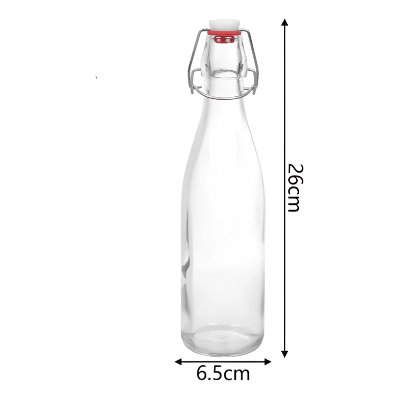 PACK 6 FRASCO VIDRIO HERME TICO VINAGRA O LECHE 500 ML #1 - 1