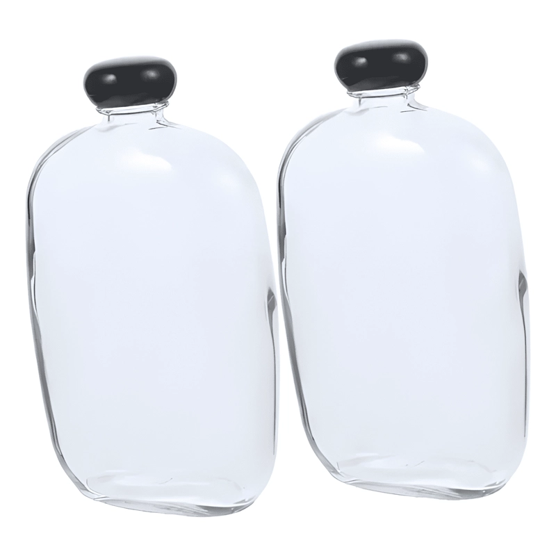 PACK 12 BOTELLAS VIDRIO 125 ML TAPA ROSCA, TRANSPARENTE - 1