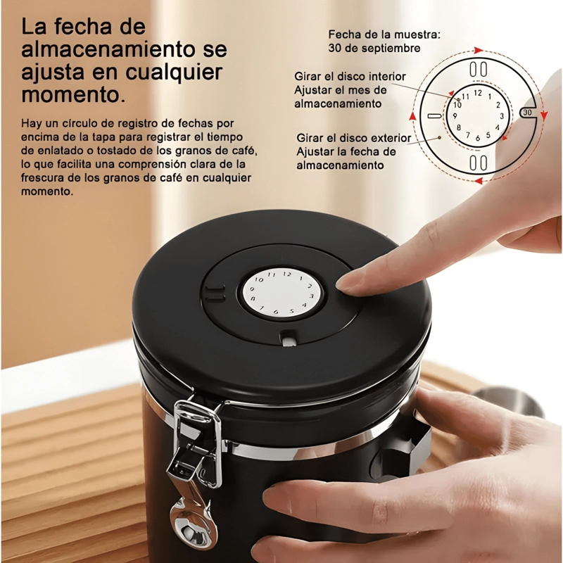 RECIPIENTE PARA CAFE  SELLADO 1,2 L - 3
