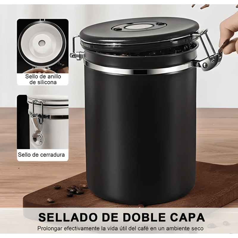 RECIPIENTE PARA CAFE  SELLADO 1,2 L - 4