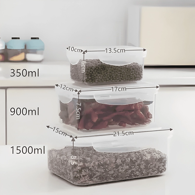 SET 3 TAPERS RECTANGULARES HERME TICOS PLASTICO APILABLE - 4