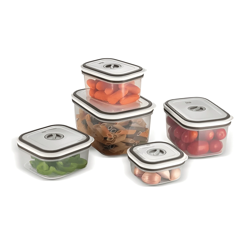 SET 8 CONTENEDORES PLASTICO HERME TICOS - 3