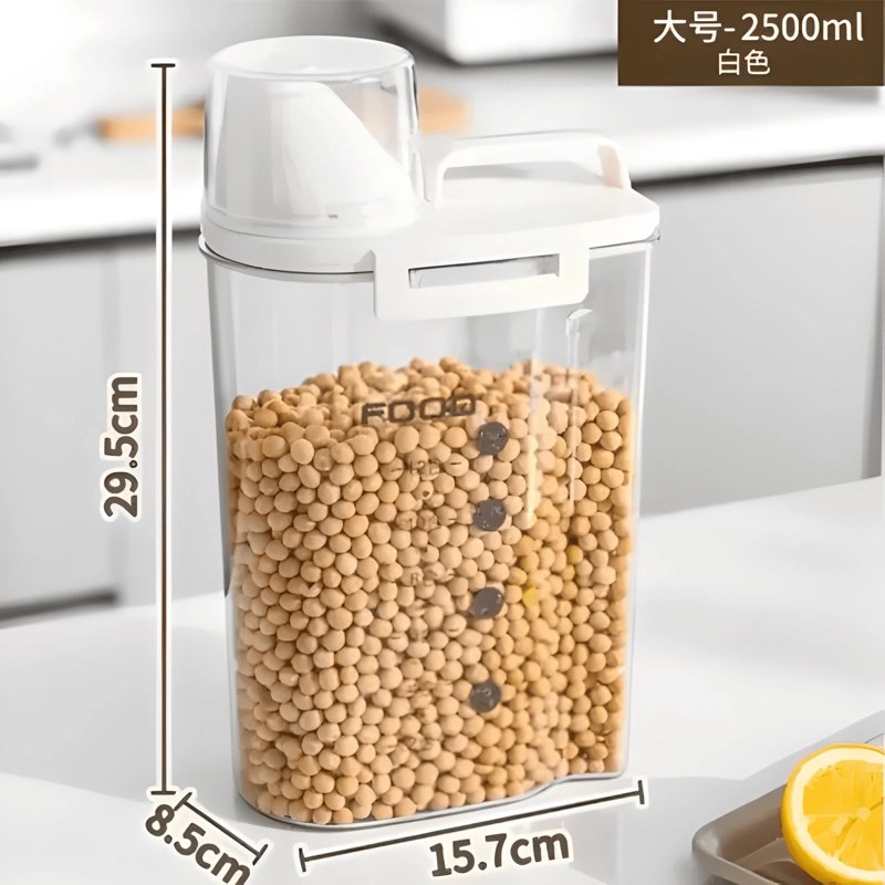 CONTENEDOR HERME TICO 2,5 L CON TAPA MEDIDORA - 3