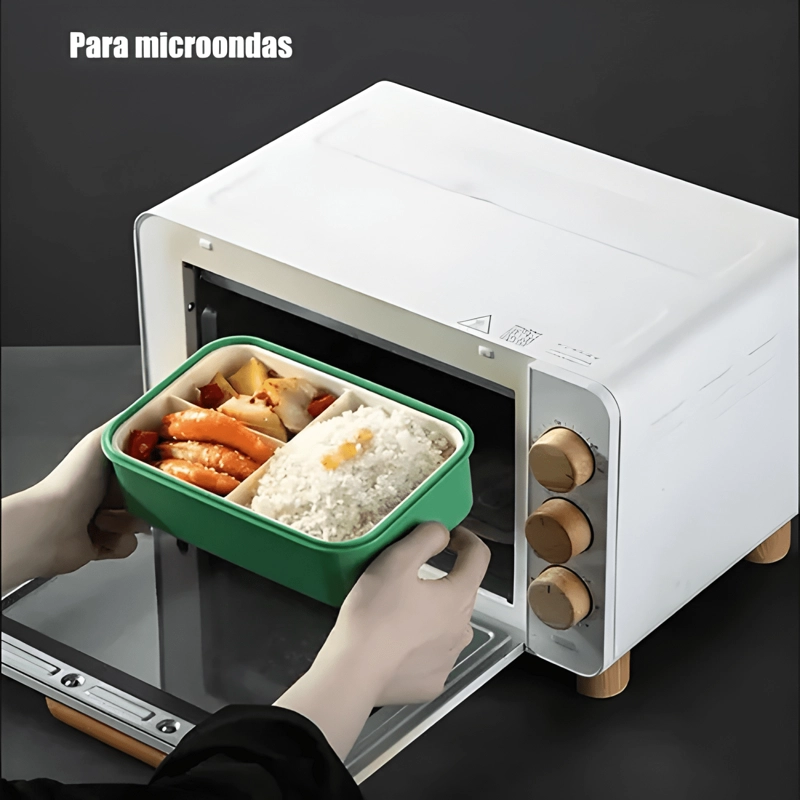 CONTENEDOR BENTO BOX FIAMBRERA 1400 ML MICROONDAS - 2
