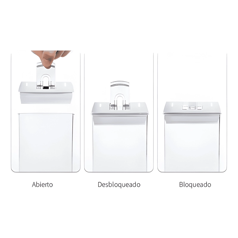 CONTENEDOR HERME TICO PLASTICO 7U, TRANSPARENTE - 3