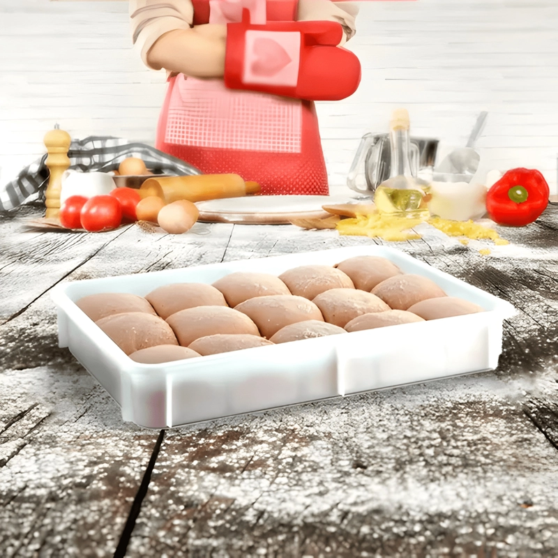 CAJA FERMENTADORA PARA MASAS CON TAPA 60X40X10 CM - 1