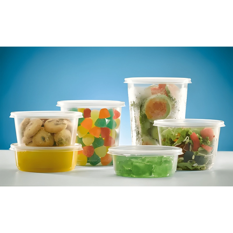 ENVASE PLASTICO 8 OZ CON TAPA APTO MICROONDAS 25U - 2