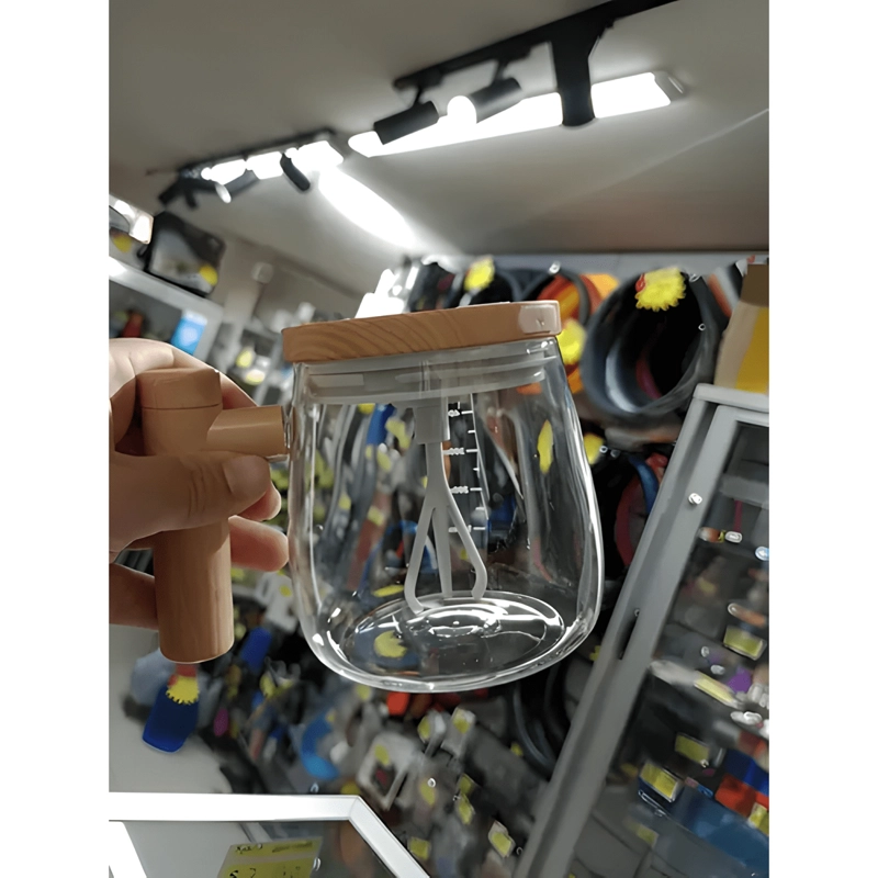 TAZA MUG ELE CTRICA CON BATIDOR AUTOMATICO, MARRON CLARO - 3