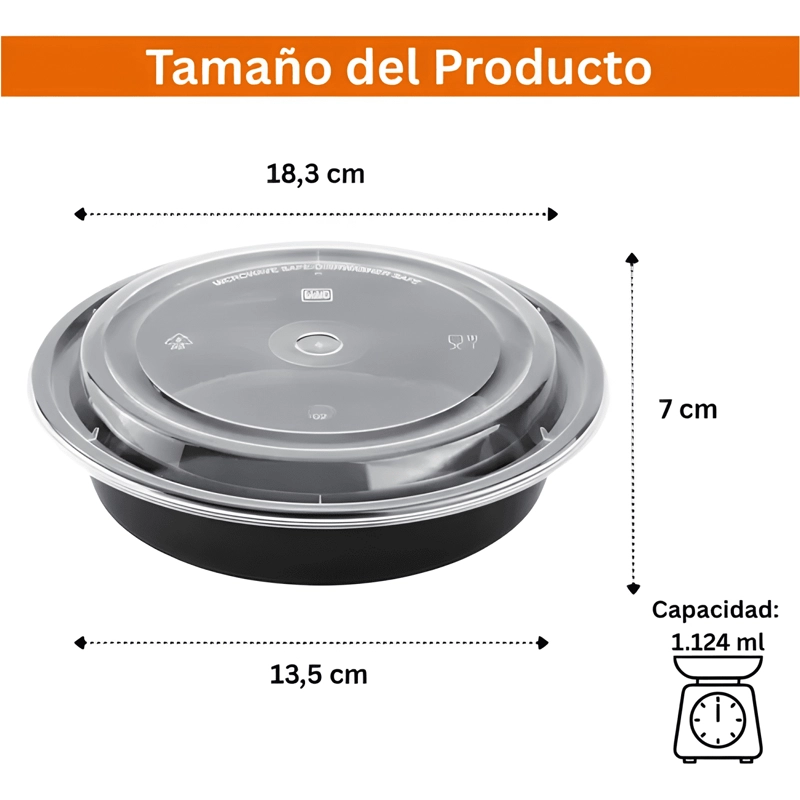 FRASCO HERME TICO CONTENEDOR PLASTICO CON TAPA 10U - 3