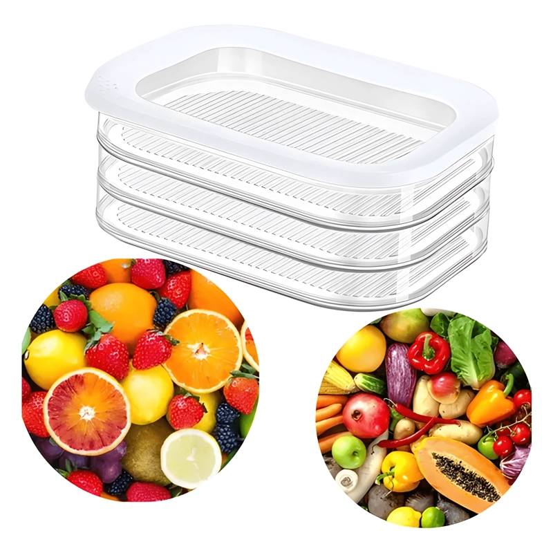 CAJA DE ALMACENAMIENTO PORTATIL PARA REFRIGERADOR - 1