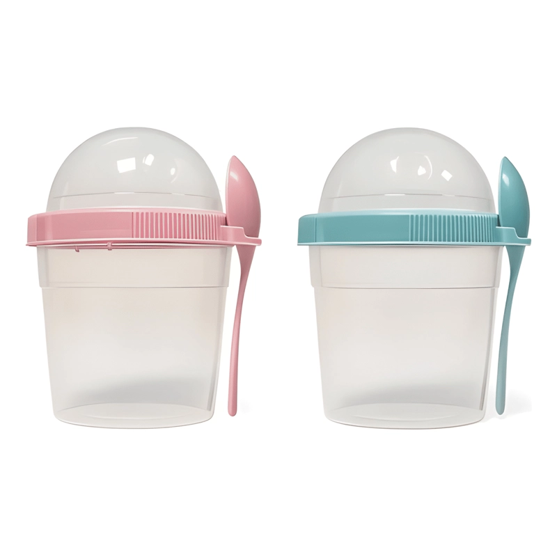 SET 2 VASOS PARA YOGURT Y CEREALES 500 ML - 1