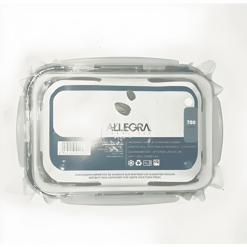 CONTENEDOR HERME TICO RECTANGULAR DE 750 ML - 4