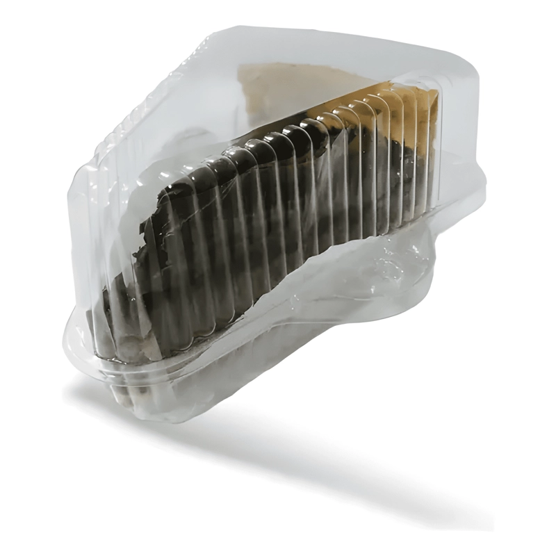 ENVASE TRIANGULAR PARA TORTA 13X7 CM 50U - 1