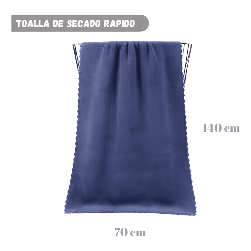 TOALLAS DE CUERPO BAÑO MICROFIBRA SECADO RAPIDO PACK 3 #4 - 3