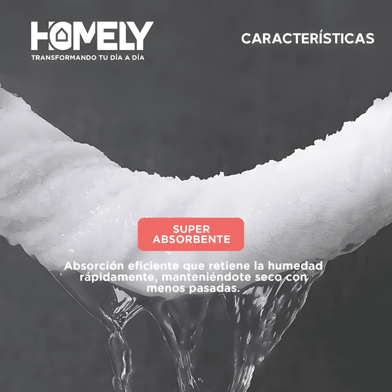 TOALLAS DE BAÑO ALGODON SUAVE HOMELY 500 GSM CUERPO Y MANOS - 3
