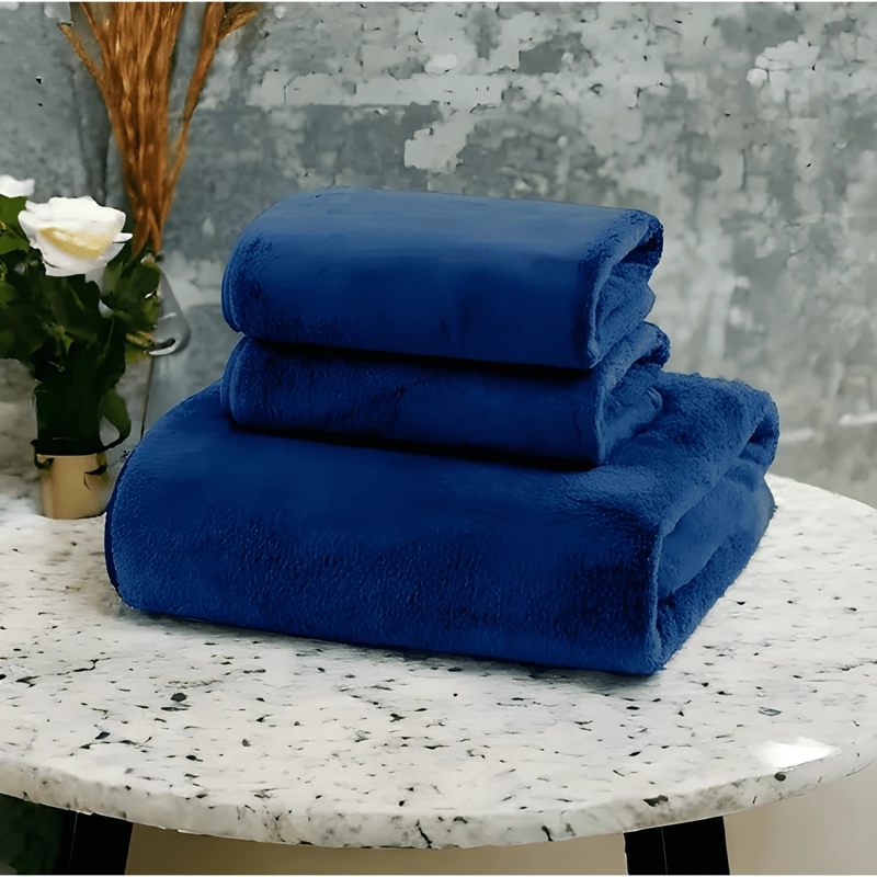 TOALLAS 50X90CM PACK DE 2 AZUL - 3