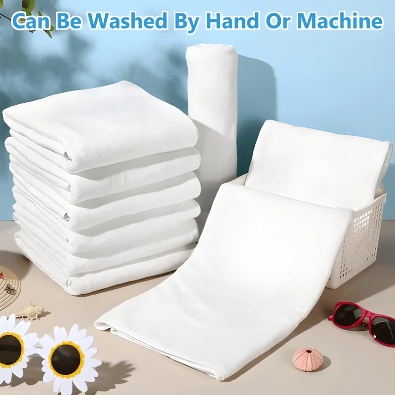 PACK 10 TOALLAS DE BAÑO DE HOTEL ALGODON 75*35CMBLANCO - 2