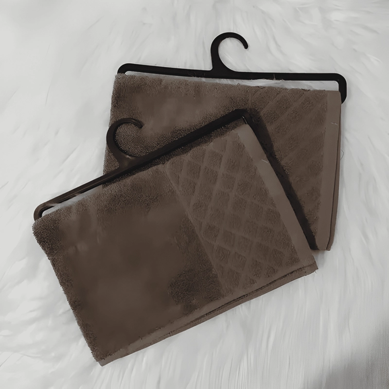 PACK 2 TOALLAS DE ALGODON 30X50CM CON BORDADO MARCA HOMEY - 2