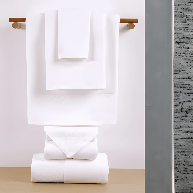 TOALLA DE BAÑO HOMEY 100% ALGODON LISO 70X130CM CON BORDADO - 3