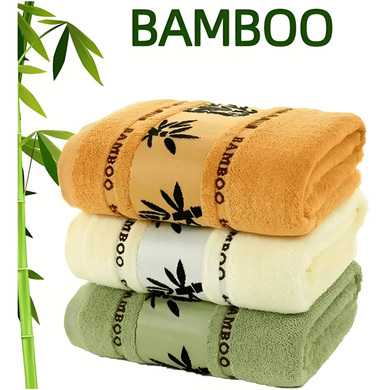 SET 4 TOALLA DE BAÑO ALGODON BAMBOO SUPER SUAVES - 2