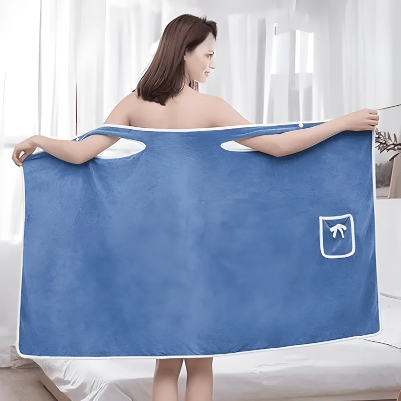 6X TOALLA DE BAÑO MUJER CON DISEÑO LAZO SABANAS DE BAÑO - 1