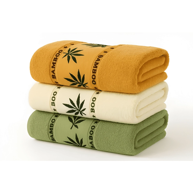 SET 4 TOALLA DE BAÑO ALGODON BAMBOO SUPER MICROFIBRA #2 - 1