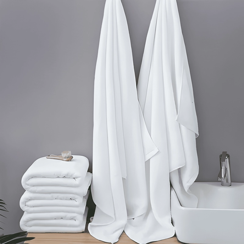 X10 TOALLAS DE BAÑO ALGODON GRANDE TOALLON CUERPO 140X70 - 1