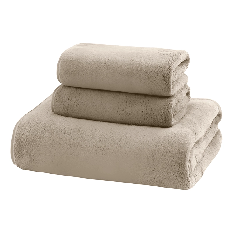PACK DE 4 TOALLITAS DE MICROFIBRA 30X50 CM LISAS PARA BAÑO - 4