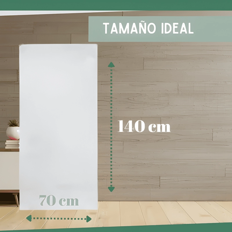SET 3 TOALLAS DE BAÑO HOTEL DE ALGODON 70X140 500GR BLANCAS - 4