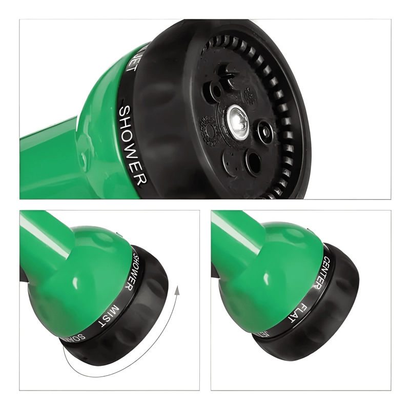 MANGUERA EXTENSIBLE CON PISTOLA 7,5 MTS VERDE - 2