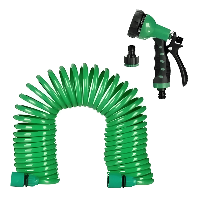 MANGUERA 30 MTS ESPIRAL EXPANDIBLE CASA JARDIN VERDE #3 - 2