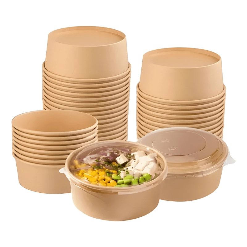 ENVASE BOWL 750 CC C/TAPA ENSALADAS COMIDAS 50 UNIDADES - 2