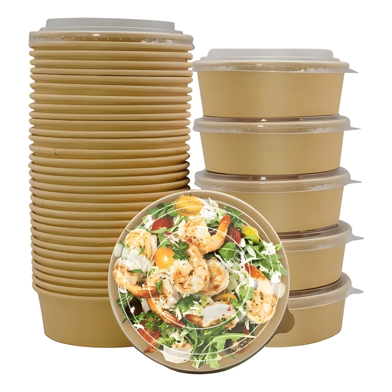 ENVASE BOWL POLIPAPEL 1300CC ENSALADAS, COMIDAS 50 UNIDADES - 1