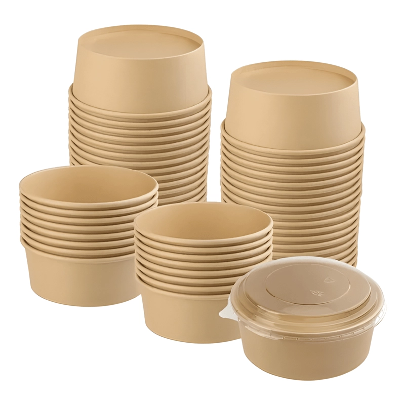 ENVASE BOWL POLIPAPEL 1300CC ENSALADAS, COMIDAS 50 UNIDADES - 2